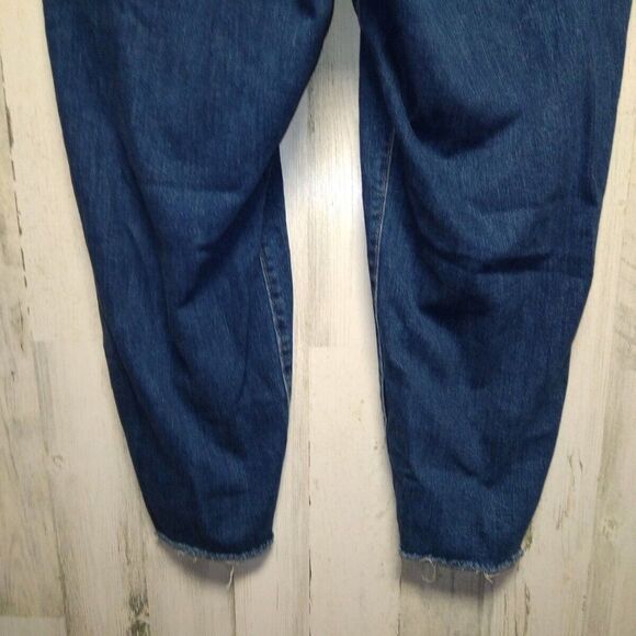 Old Navy O.G. Straight High Rise Secret-Slim pocket Jeans Size 20 Raw Hem - Picture 9 of 9